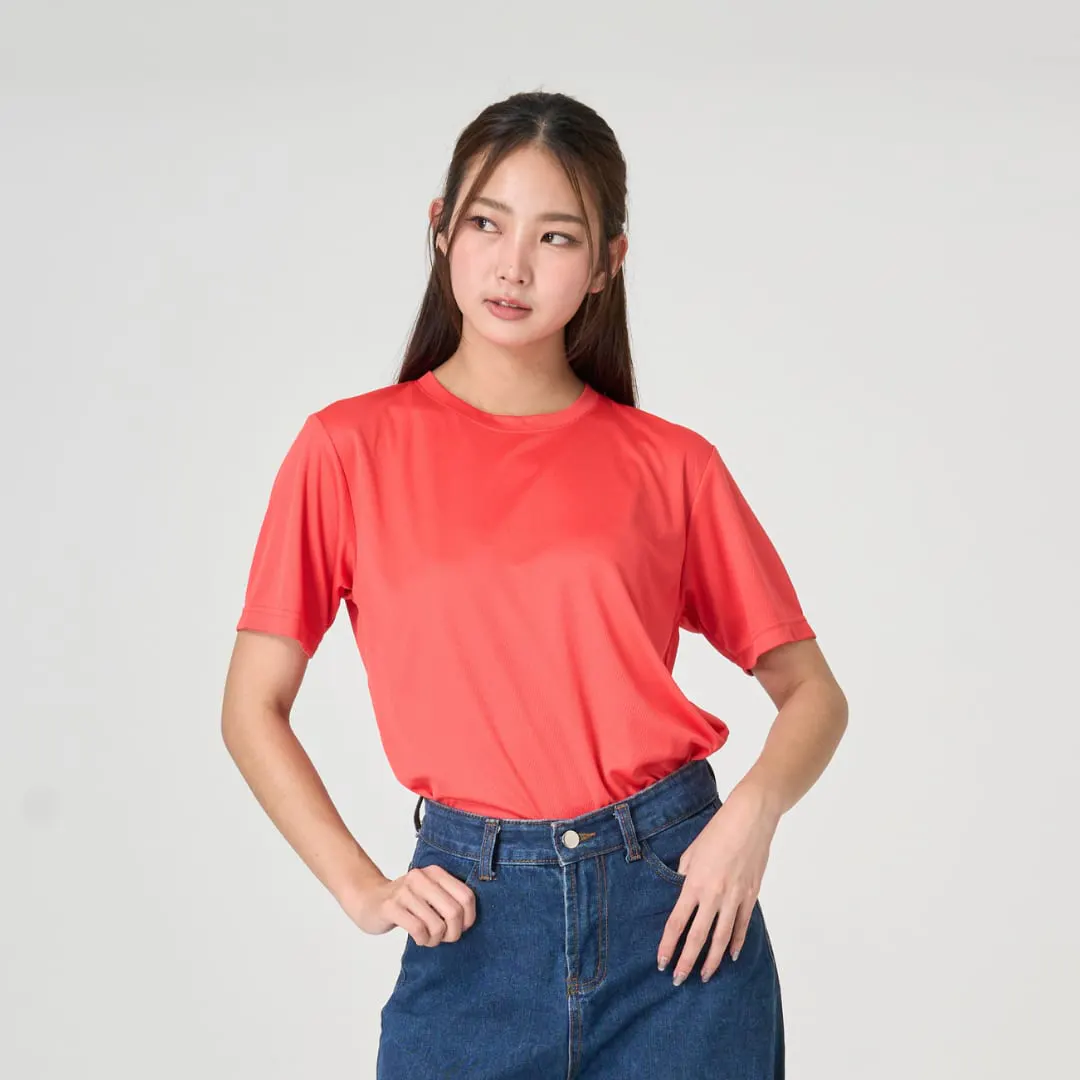 เสื้อคอกลม สีแดง