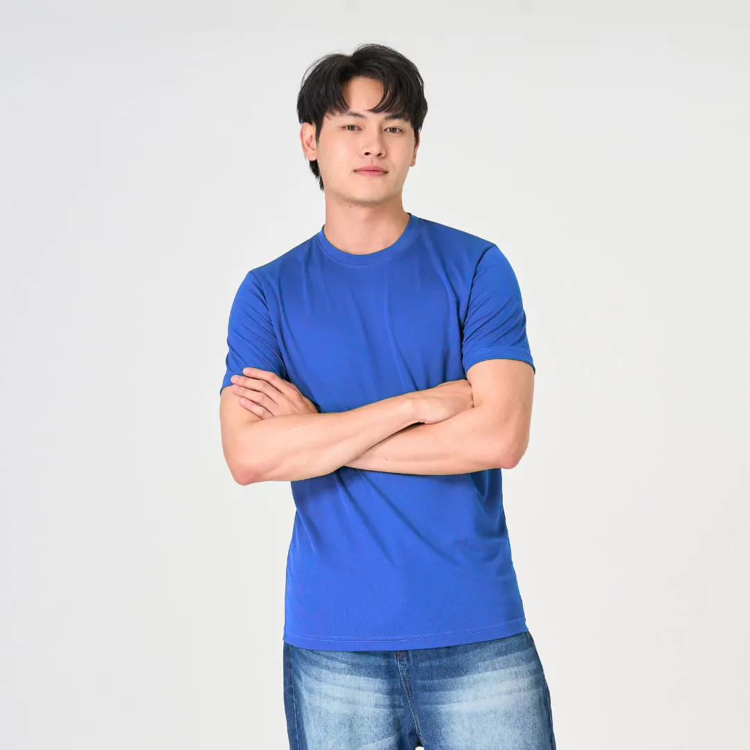 เสื้อคอกลม สีน้ำเงิน