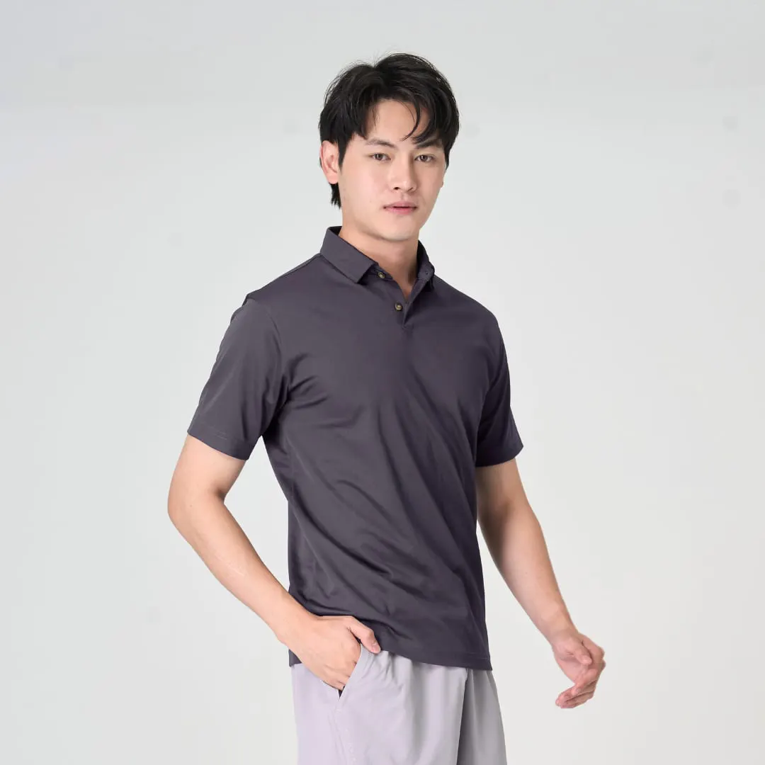 เสื้อโปโล สีชาร์โคล