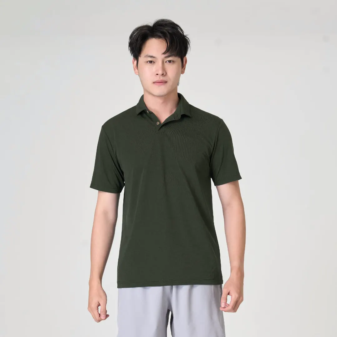 เสื้อโปโล สีเขียวทหาร